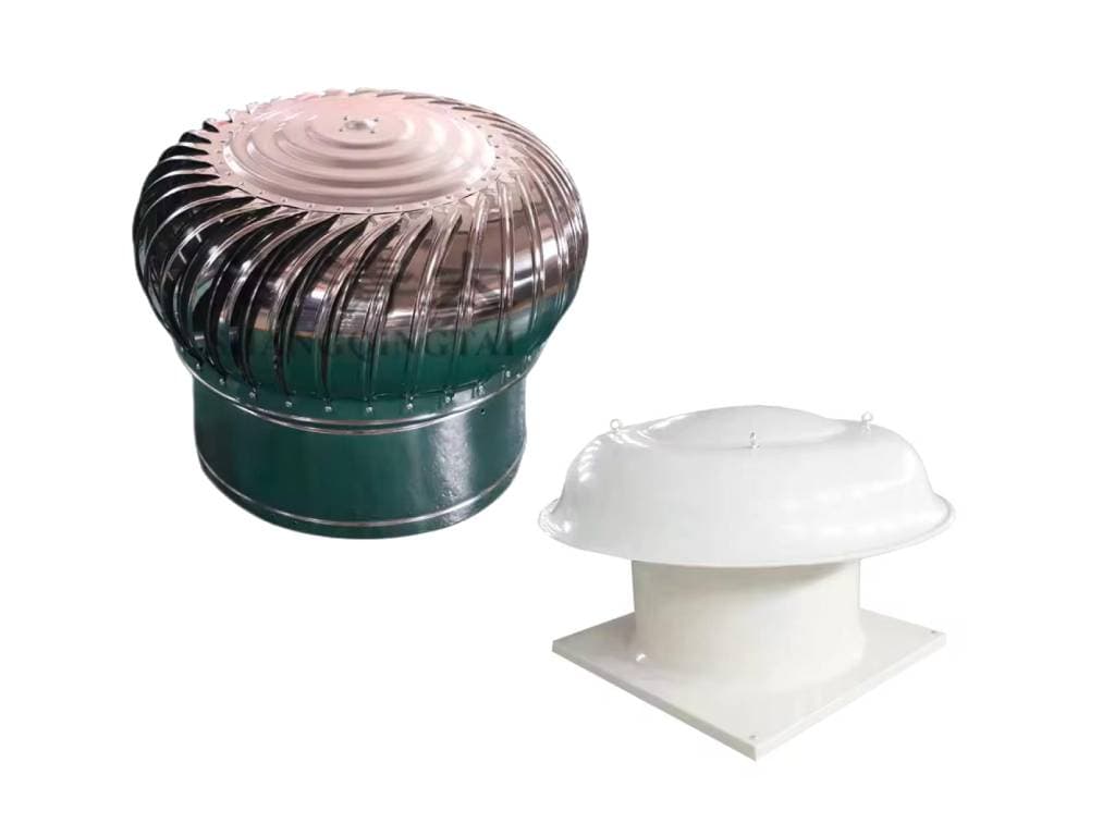 Wind driven trubines & roof fans